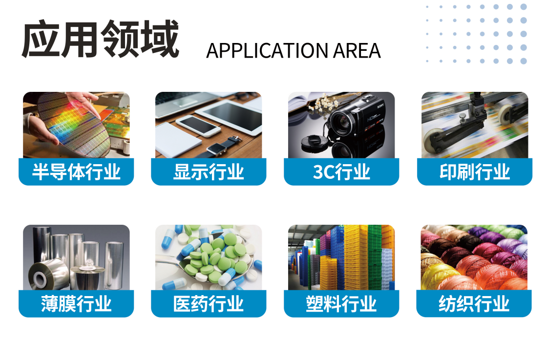 離子除靜電行業應用 離子除靜電行業應用